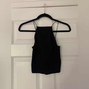 Black Zara tank top with strong straps size Small